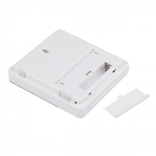 Digital Thermometer Humidity Meter Room Indoor Temperature LCD Clock Hygrometer