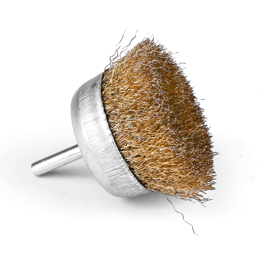 10 pcs Wire Brushes Drills Set Cup Brush and Tube Brush Kit for Cleaning Rust Removing Paint