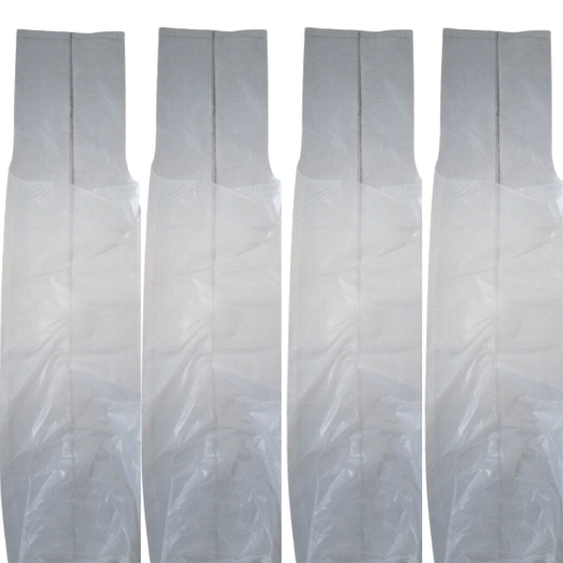 40 pcs White Bin Bags with Tie Handles Bin Bag Liners