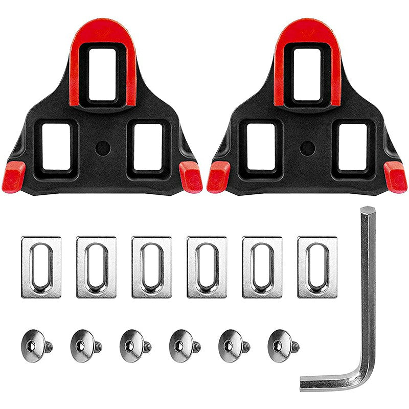 Bike Cleats Compatible with Look Delta and Shimano Pedals 6 Degree Float