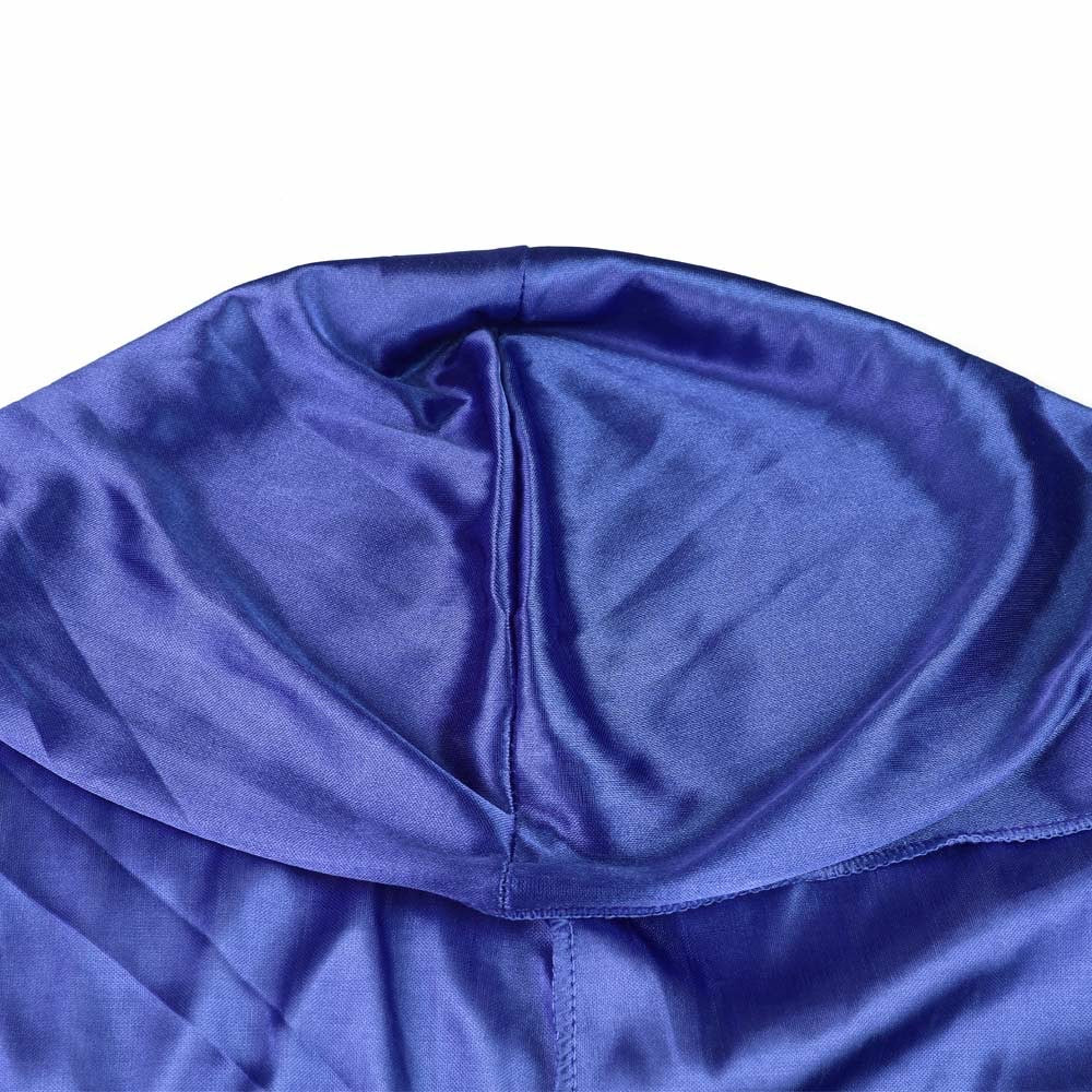 Fashion Unisex Men and Women Headscarf Headdress Bandana Durag Headwear Faux Soft Silk Pirate Cap Wrap