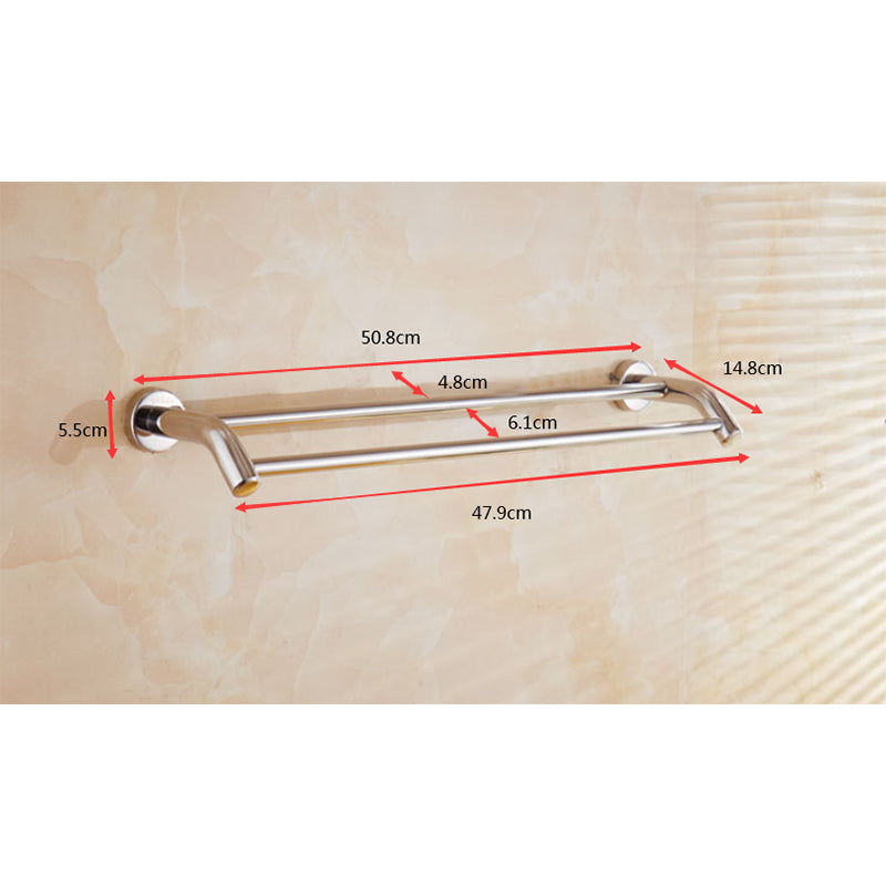 Multi-Function Towel Rack Mounted Bath Towel Rail for Bathroom