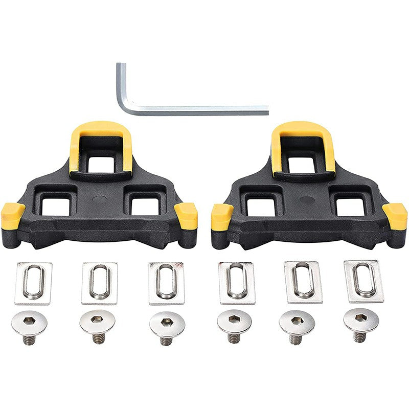 Bike Cleats Compatible with Look Delta and Shimano Pedals 6 Degree Float