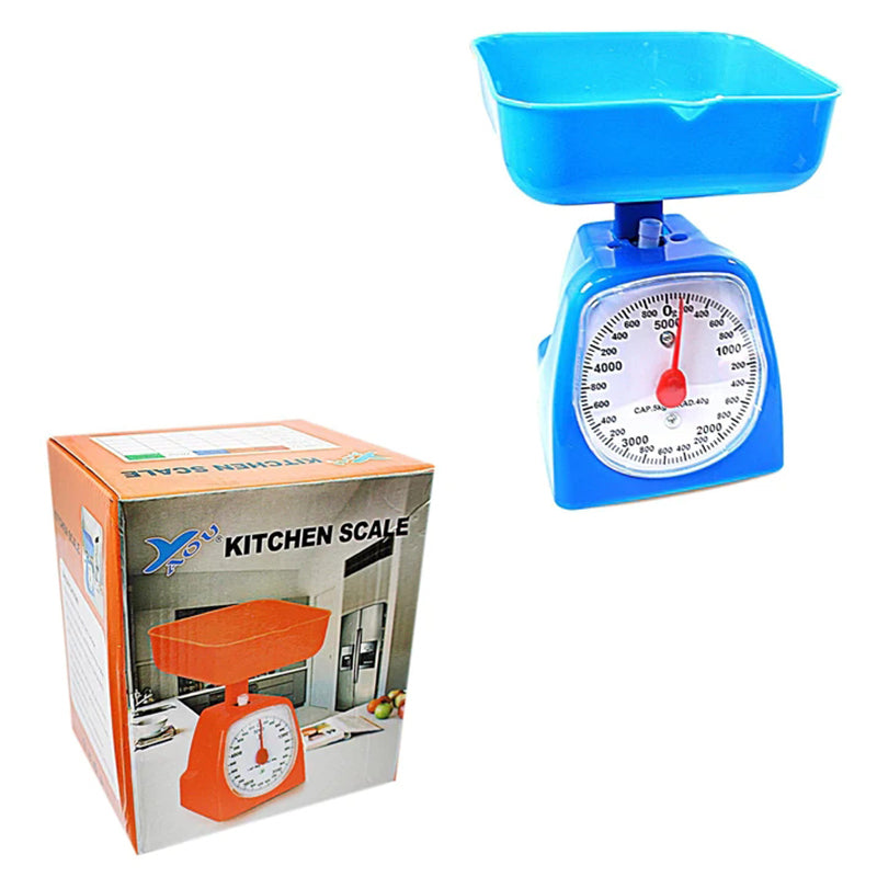 Accurate and Durable 5kg Plastic Kitchen Weighing Scale for Baking and Cooking