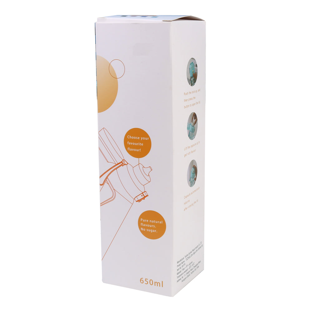 650ML Air Up Water Bottle with 1 Fruit Fragrance Bottle Flavored Taste Pods