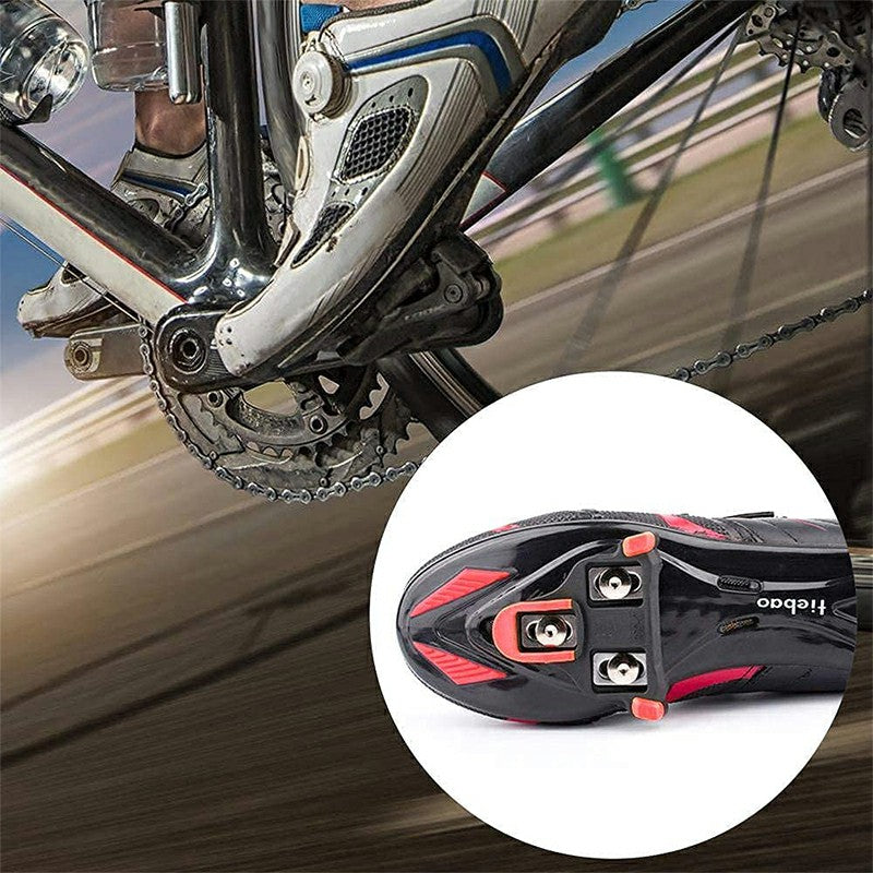 Bike Cleats Compatible with Look Delta and Shimano Pedals 6 Degree Float