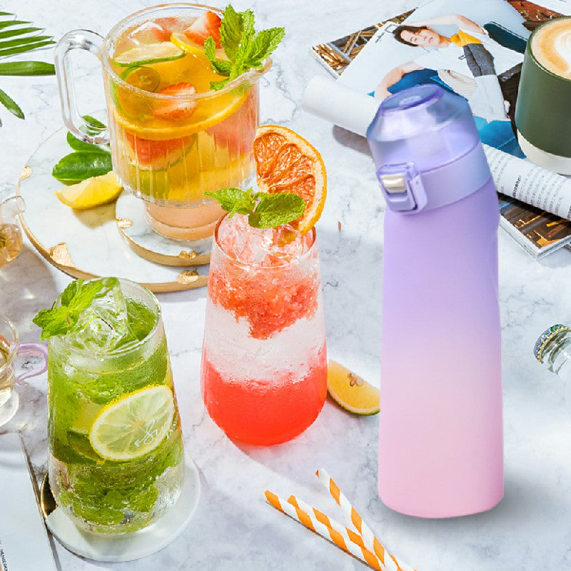 650ML Air Up Water Bottle with 1 Fruit Fragrance Bottle Flavored Taste Pods