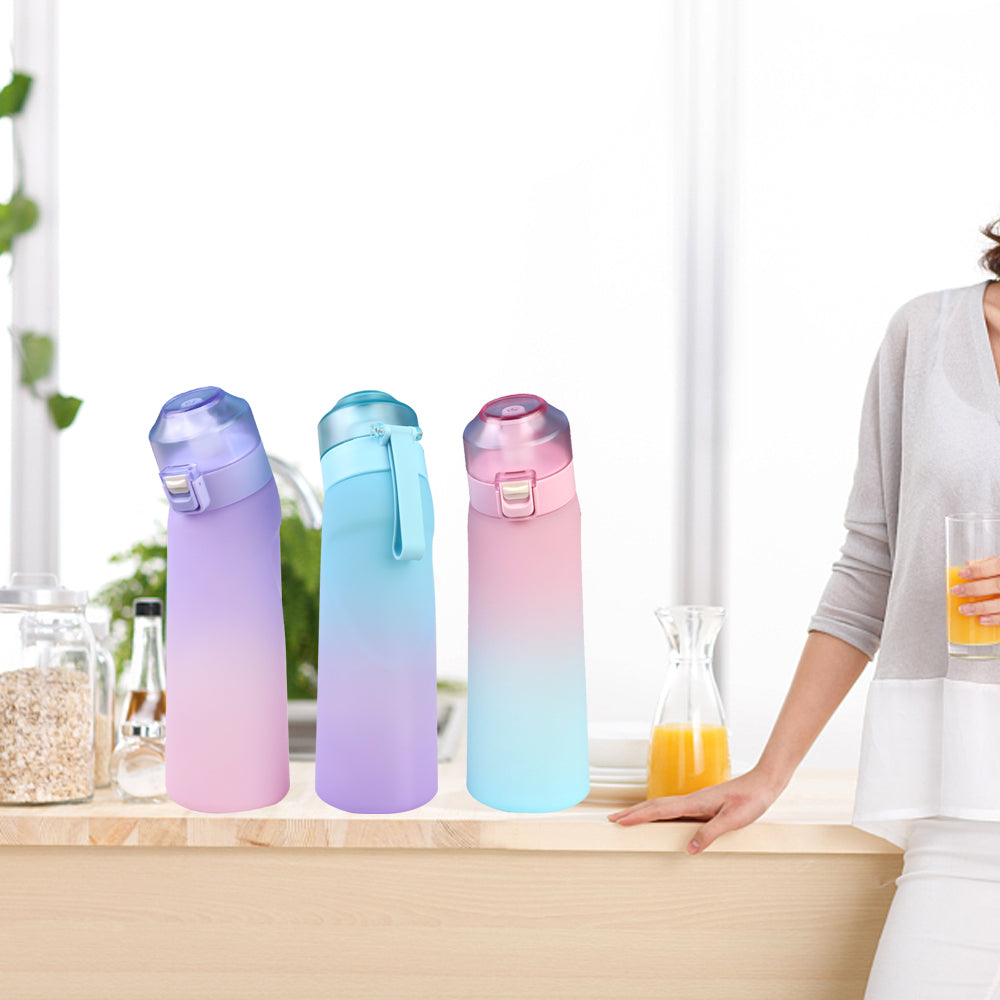 650ML Air Up Water Bottle with 1 Fruit Fragrance Bottle Flavored Taste Pods