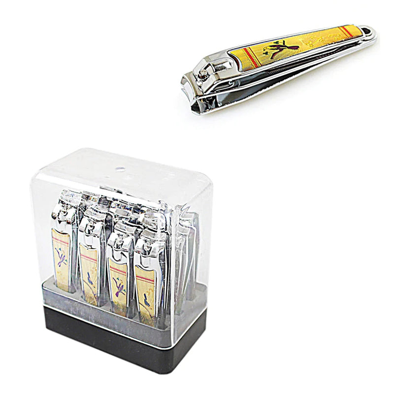 "Ultimate Nail Care: Trim Thick Nails with Ease - 12 pcs Heavy Duty Stainless Steel Nail Clipper Set!"