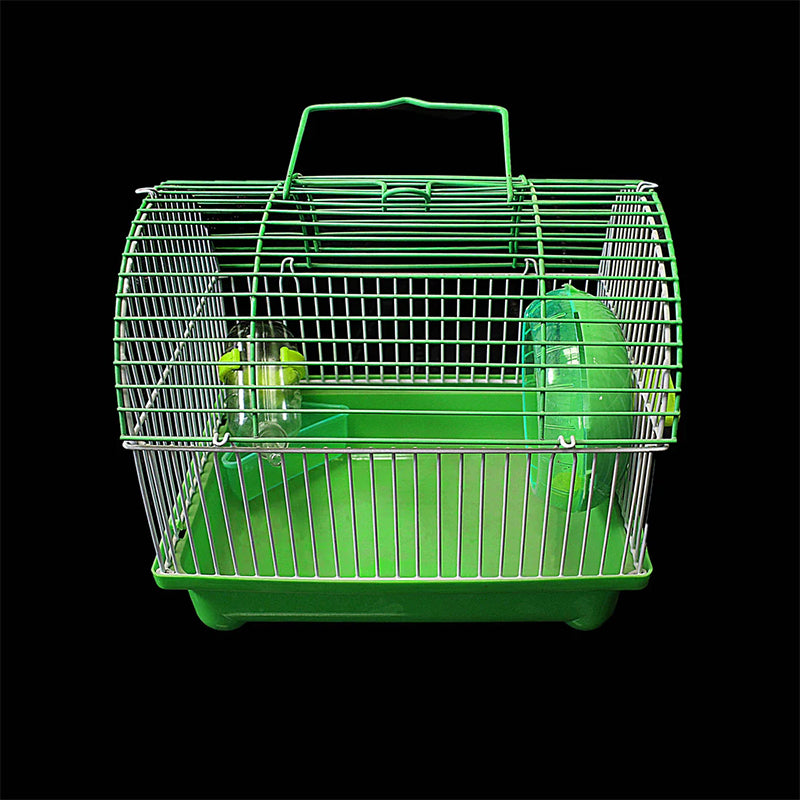 Small Pet Mouse Cage Plastic Cage with Handle 22cm x 17cm