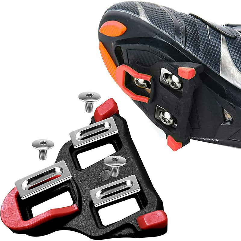 Bike Cleats Compatible with Look Delta and Shimano Pedals 6 Degree Float