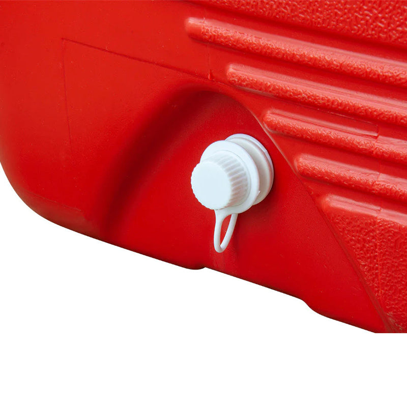 Ice Cooler Box Set 5 Piece Set Camping Refrigerator Box Container - Red