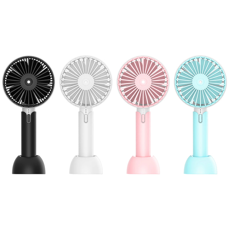 Summer Handheld Portable Mini Fan USB Rechargable Desktop Fan