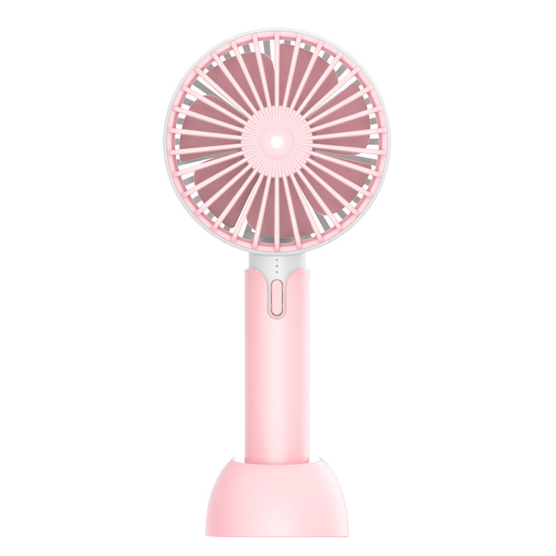 Summer Handheld Portable Mini Fan USB Rechargable Desktop Fan