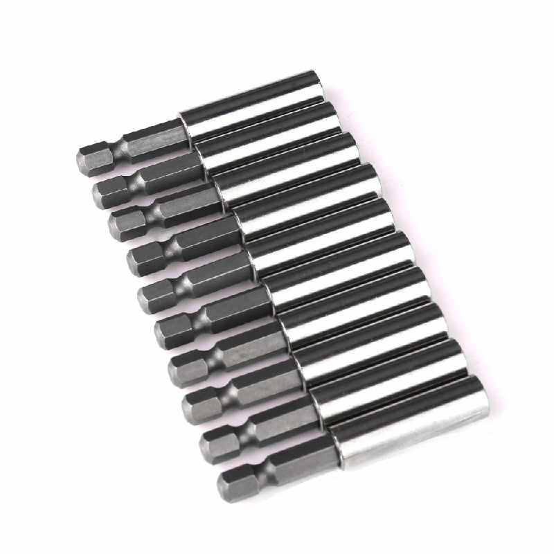 "Powerful Precision: 10x Magnetic Bit Holder Set for Seamless Screwdriving Action!"