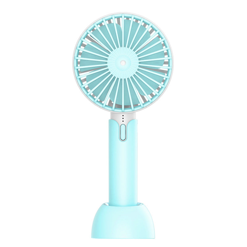 Summer Handheld Portable Mini Fan USB Rechargable Desktop Fan