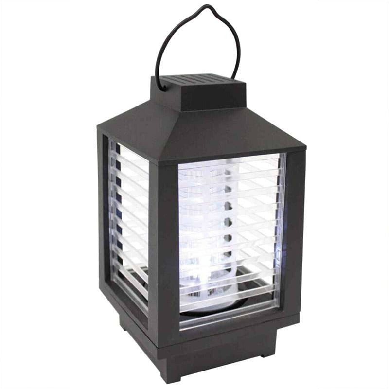 2 in 1 Solar Power Flying Insect Killer Zapper and Led Lamp for Caravan Camping Garden
