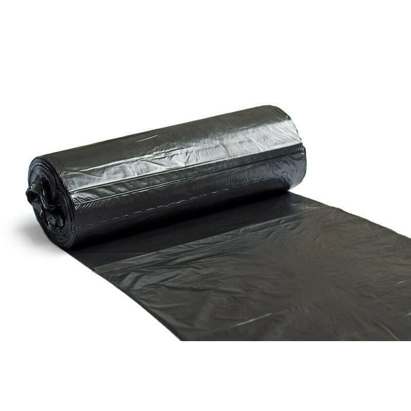 Heavy Duty Black Bin Bags 90L 10 Pack Refuse Sacks For Rubbish Large Bin Bags