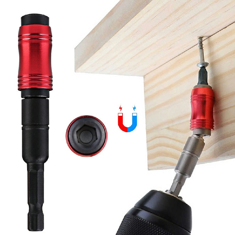 Steel Impact Magnetic Pivoting Bit Tip Holder Swivel Screw Drill Bits Tool