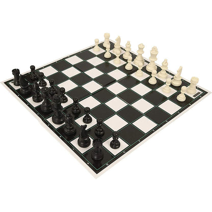 Travel Chess Set for Kids Roll Up Chess Board Games for Families, Portable Chess Sets Classic Chess Board Game