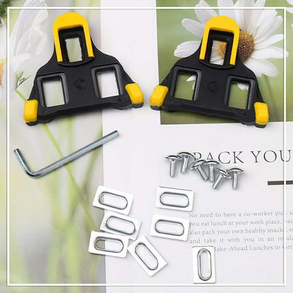 Bike Cleats Compatible with Look Delta and Shimano Pedals 6 Degree Float