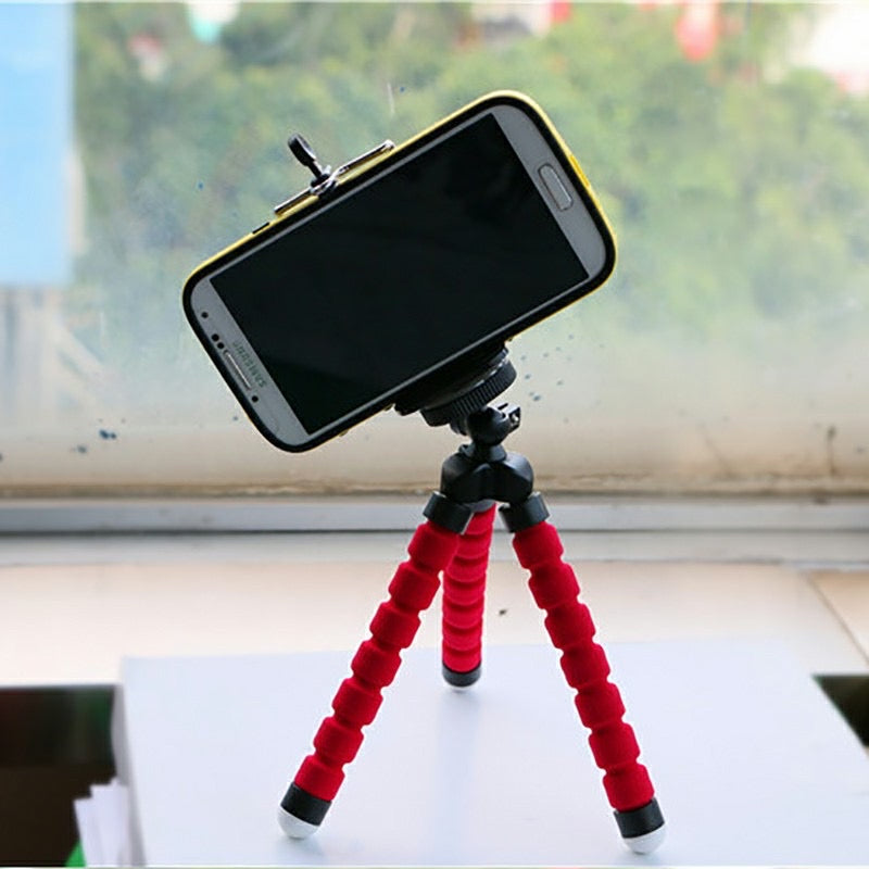 Octopus Mini TriPod Stand Grip Holder Mount Mobile Phones Cameras Holder Gadgets