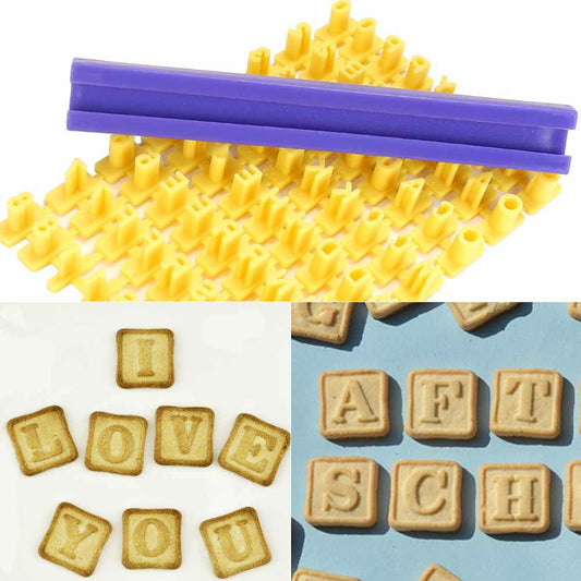 Alphabet Number Letter Cookie Biscuit Stamp Mold Cake Cutter Embosser Mould Tool - Number