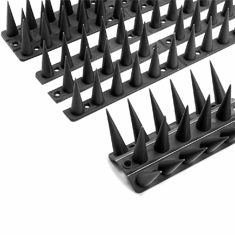 12 pcs Palstic Anti Bird Spike Scarer Anti-Cat Dog Pest Deterrent Pigeon Repellent with 3.cm Long Spikes