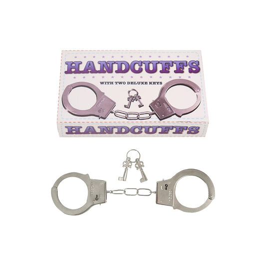 Metal Handcuffs with 2 Keys Hen Stag Party Accessories for Costumes