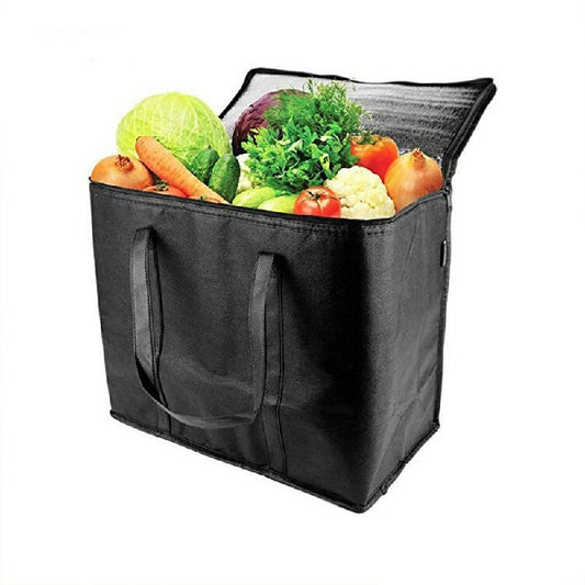 Large Food Delivery Insulated Bags Pizza Takeaway Thermal Warm/Cold Carry Bag Black