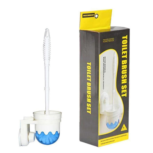 Toilet Brush Set Cleaner Hygiene Attachable Cleaner Brush