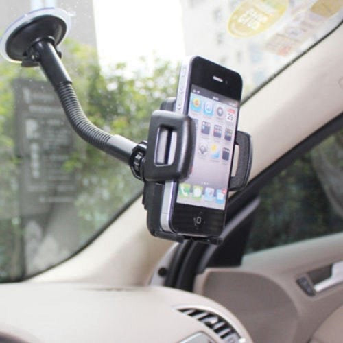 Car Swivel Air Frame Vent Holder + Phone In Car Windscreen Suction Mount Holder Cradle Stand