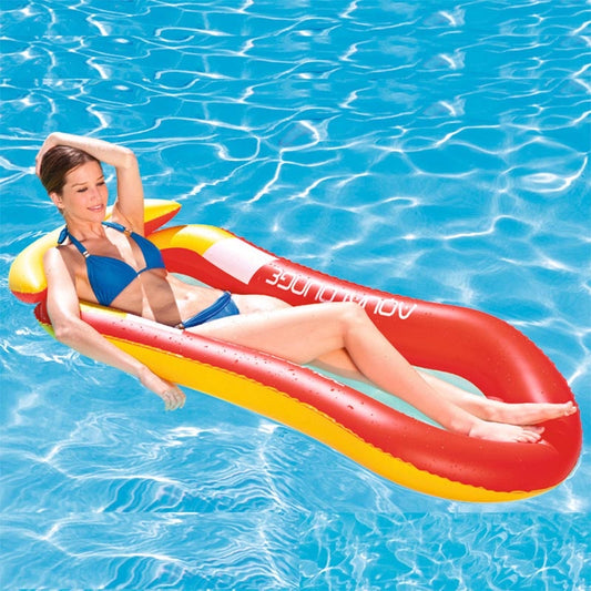 Inflatable Floating Water Hammock Pool Lounger Swimming Mattress Beach Recliner