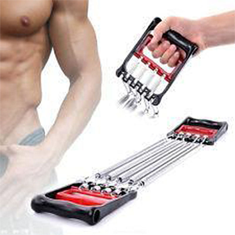 5 Spring Body Chest Expander Exercise Puller Muscle Stretcher for Training