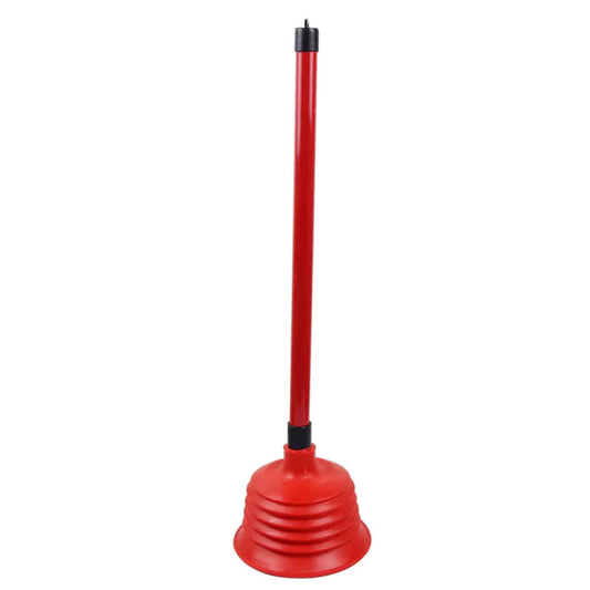 Rubber Bathroom Toilet Plunger 14 x 50 cm - Random Colours