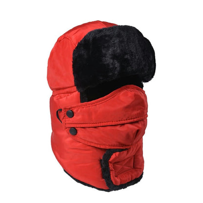 Unisex Winter Trooper Trapper Bomber Hat with Ear Flap Keeping Warm for Skating Skiing Outdoor Activities