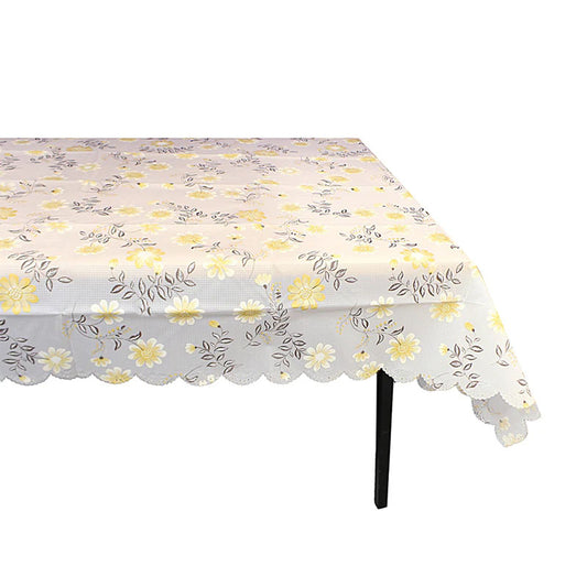 Wipe Clean PVC Vinyl Dining Table Cover Protector 152cm