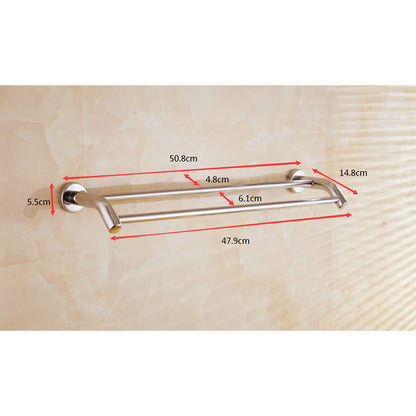 Multi-Function Towel Rack Mounted Bath Towel Rail for Bathroom