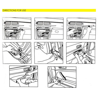 4pcs Car Door Plastic Trim Panel Dash Remover Pry Tool Kit