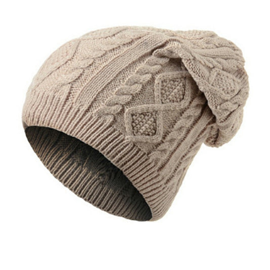 Mens Ladies Knitted Woolly Winter Oversized Slouch Beanie Hat Cap Skateboard