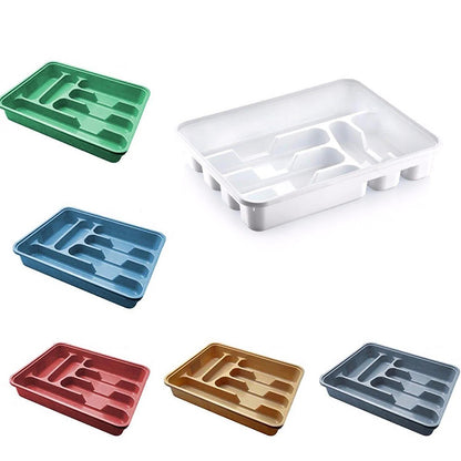 Large Cutlery Tray Plastic Drawer Organizer for Kitchen 38.5cm x 30.5cm