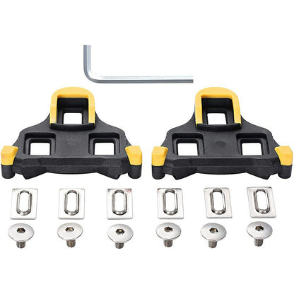 Bike Cleats Compatible with Look Delta and Shimano Pedals 6 Degree Float