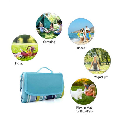 Waterproof Picnic Blanket Camping Mat Outdoor Beach Hiking Park Grass Travel Rug