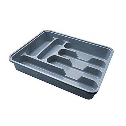 Large Cutlery Tray Plastic Drawer Organizer for Kitchen 38.5cm x 30.5cm