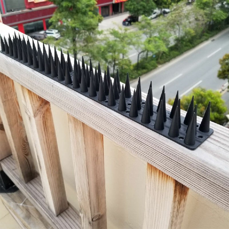 12 pcs Palstic Anti Bird Spike Scarer Anti-Cat Dog Pest Deterrent Pigeon Repellent with 3.cm Long Spikes