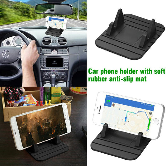 Car Dashboard Mat Rubber Mount Holder Pad Mobile Phone Stand Accessory