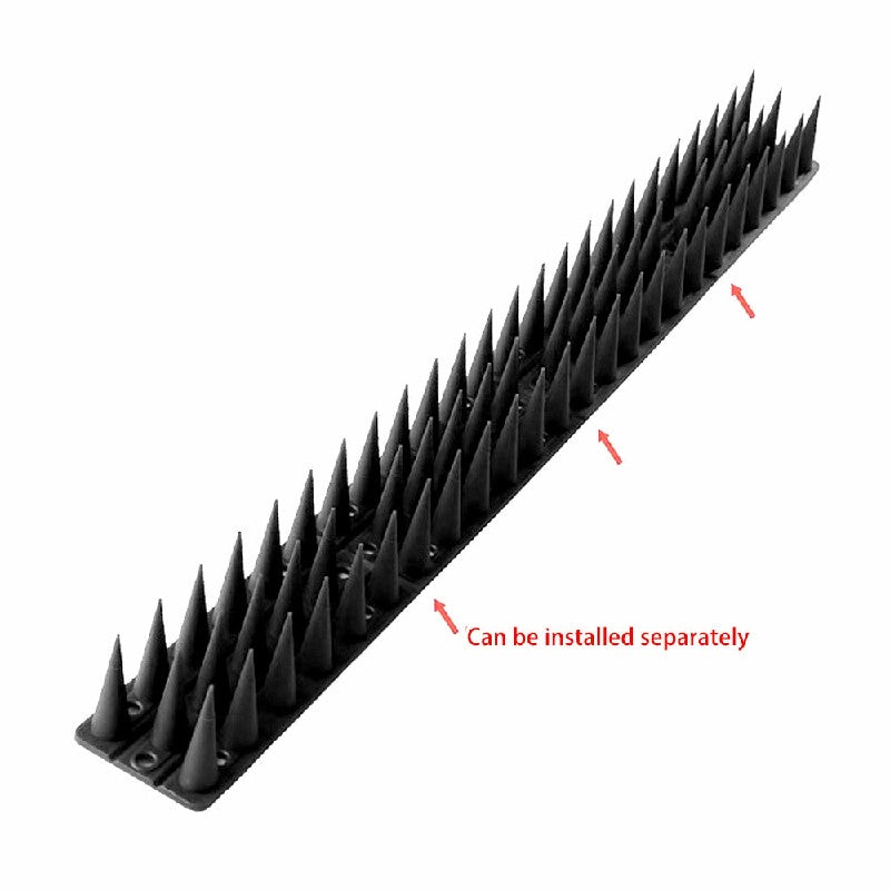 12 pcs Palstic Anti Bird Spike Scarer Anti-Cat Dog Pest Deterrent Pigeon Repellent with 3.cm Long Spikes