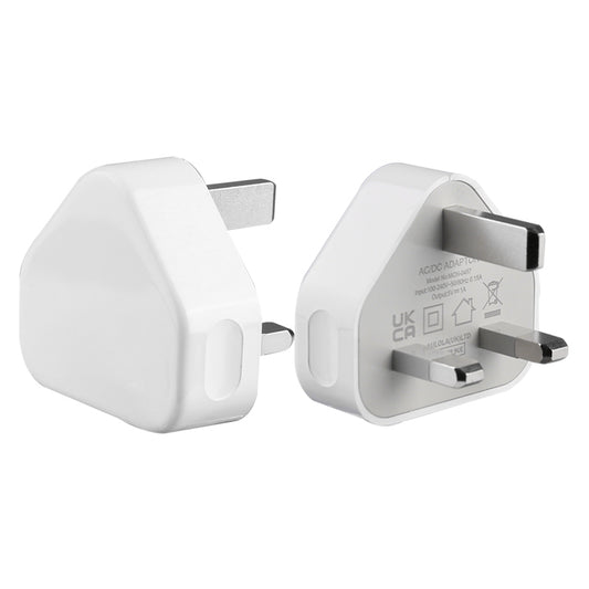 2x 5V 1000MA USB Charger Adapter UK Plug for iPhone 5S 6 Plus Samsung - White