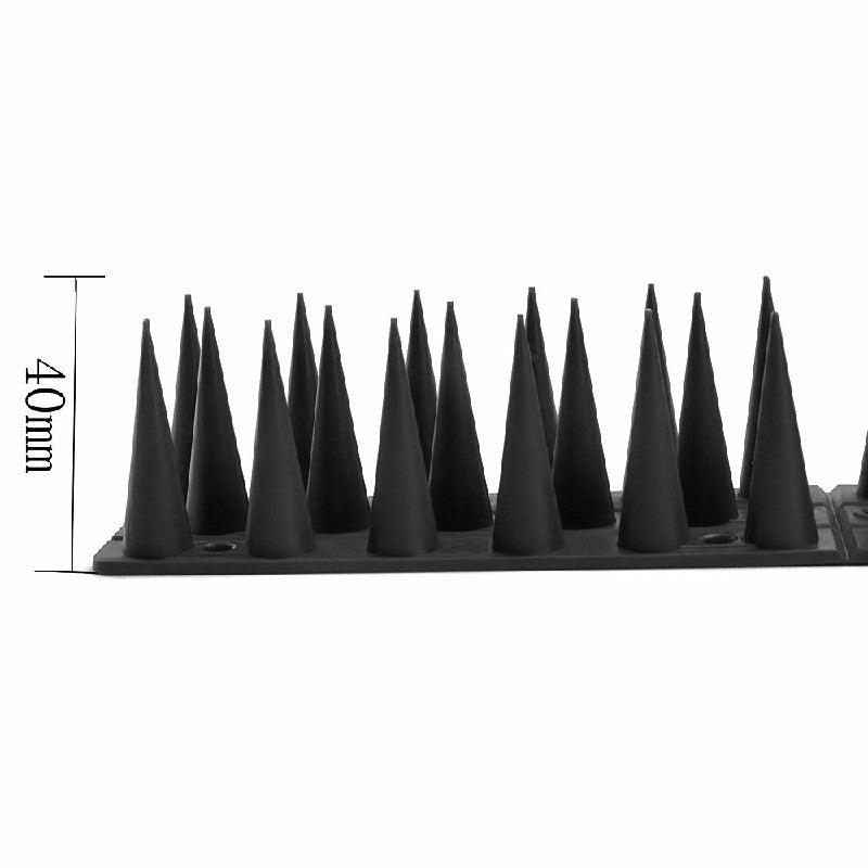 12 pcs Palstic Anti Bird Spike Scarer Anti-Cat Dog Pest Deterrent Pigeon Repellent with 3.cm Long Spikes
