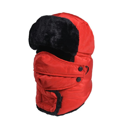 Unisex Winter Trooper Trapper Bomber Hat with Ear Flap Keeping Warm for Skating Skiing Outdoor Activities